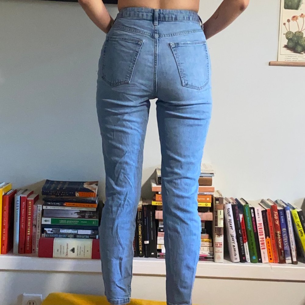 Topshop Moto Orson Jeans Light Wash View 2